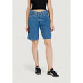 Blaue Shorts aus Baumwolle