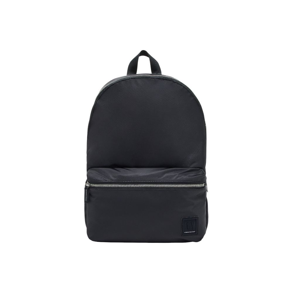 Schwarzer Polyamid-Rucksack