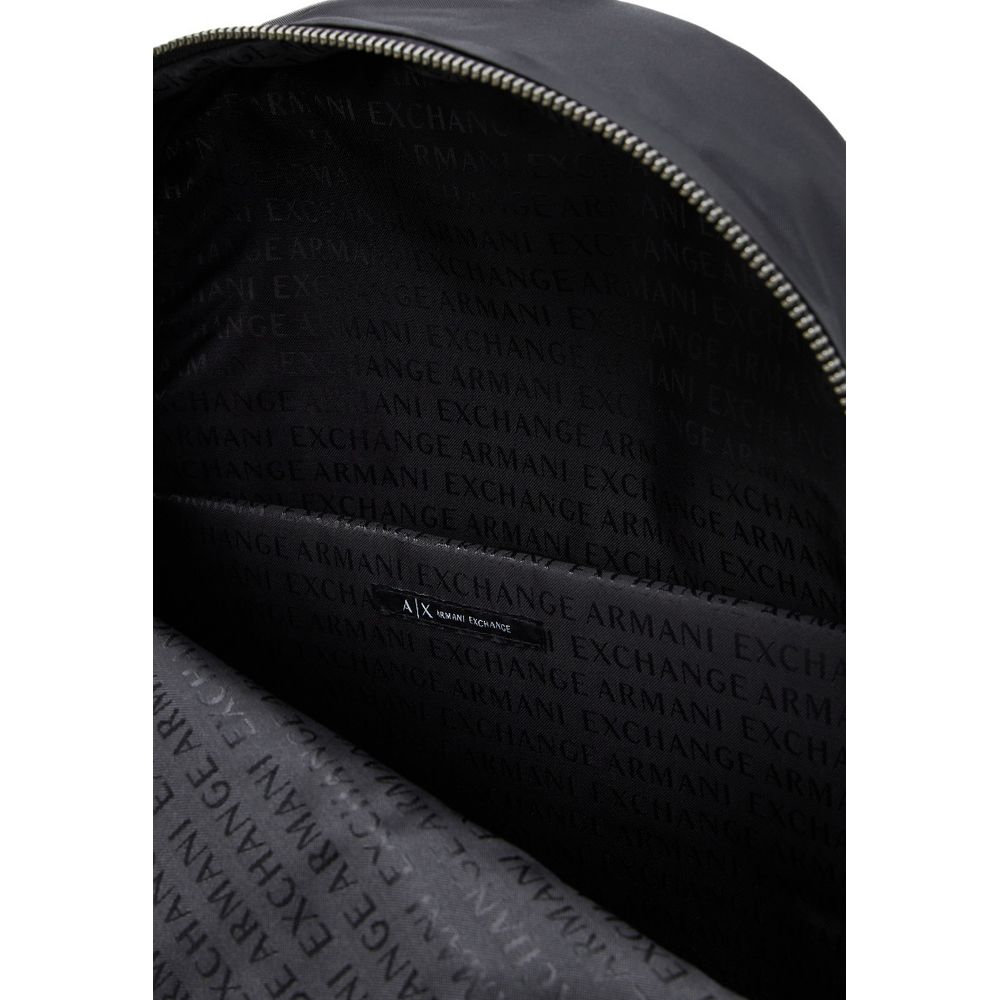 Schwarzer Polyamid-Rucksack