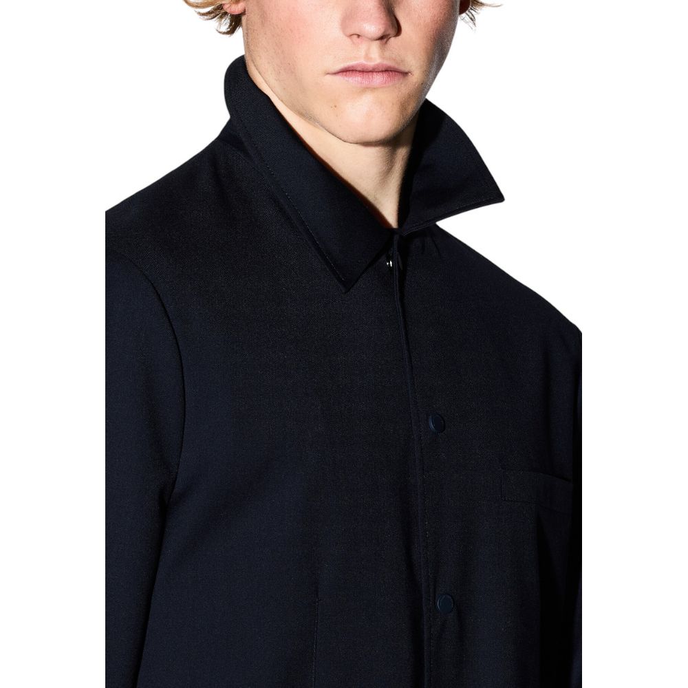 Schwarzer Blazer aus Polyester