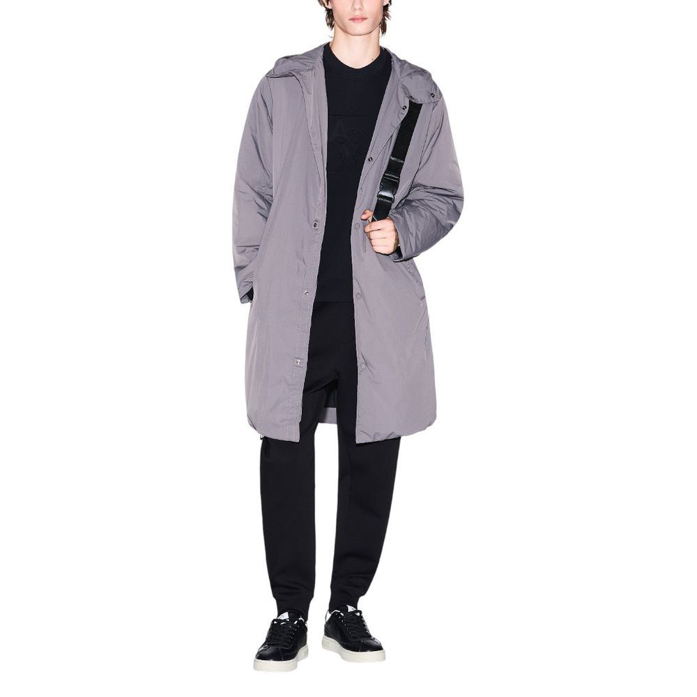 Schwarzer Baumwoll-Sweatshirt