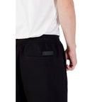 Schwarze Baumwoll-Jogginghose (Trainingshose)