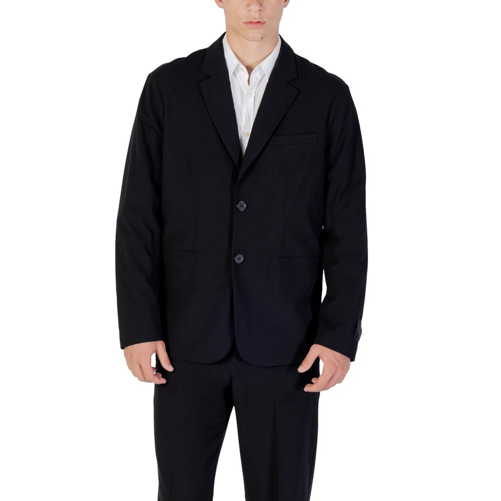 Schwarzer Lyocell-Blazer