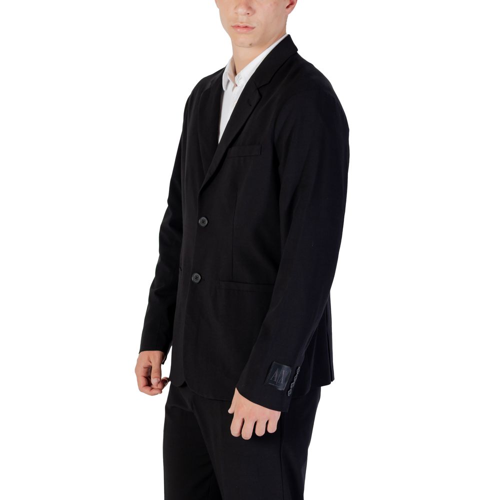 Schwarzer Lyocell-Blazer