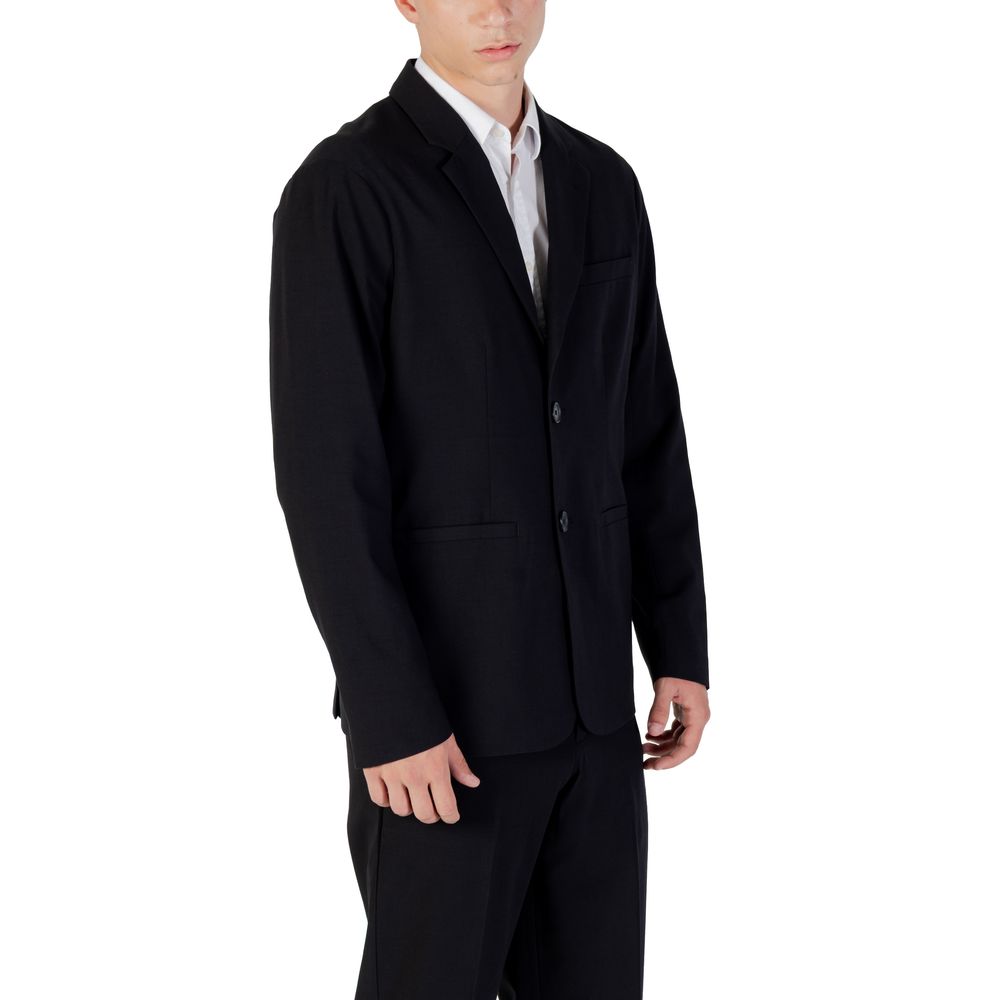 Schwarzer Lyocell-Blazer