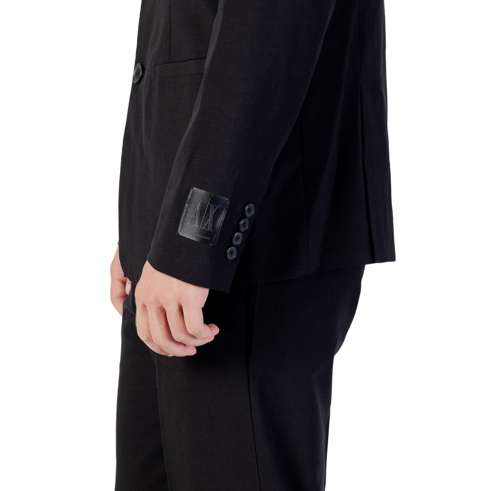 Schwarzer Lyocell-Blazer