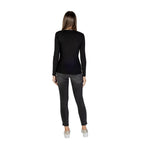 Schwarzes Baumwoll-T-Shirt