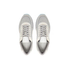 Graue Wildleder-Sneaker im Athletic-Look