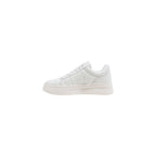 Weiße Plateau-Sneaker aus Polyethylen