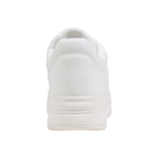 Weiße Plateau-Sneaker aus Polyethylen