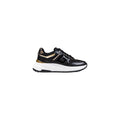 Schwarze Chunky Sneaker aus Polyethylen