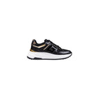Schwarze Chunky Sneaker aus Polyethylen