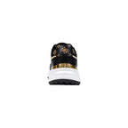 Schwarze Chunky Sneaker aus Polyethylen