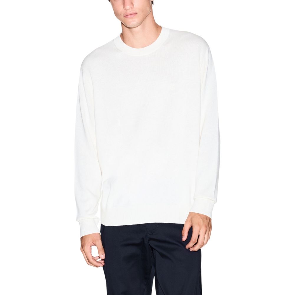 Sweatshirt aus Viskose in Creme
