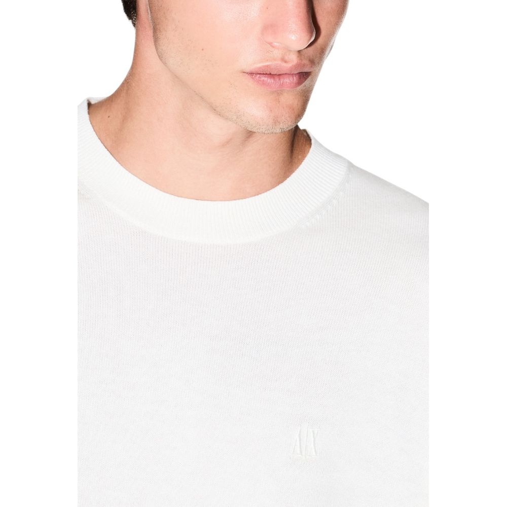 Sweatshirt aus Viskose in Creme