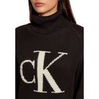 Schwarzer Baumwoll-Sweatshirt