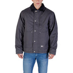 Graue Jeansjacke aus recycelter Baumwolle