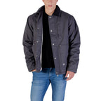 Graue Jeansjacke aus recycelter Baumwolle