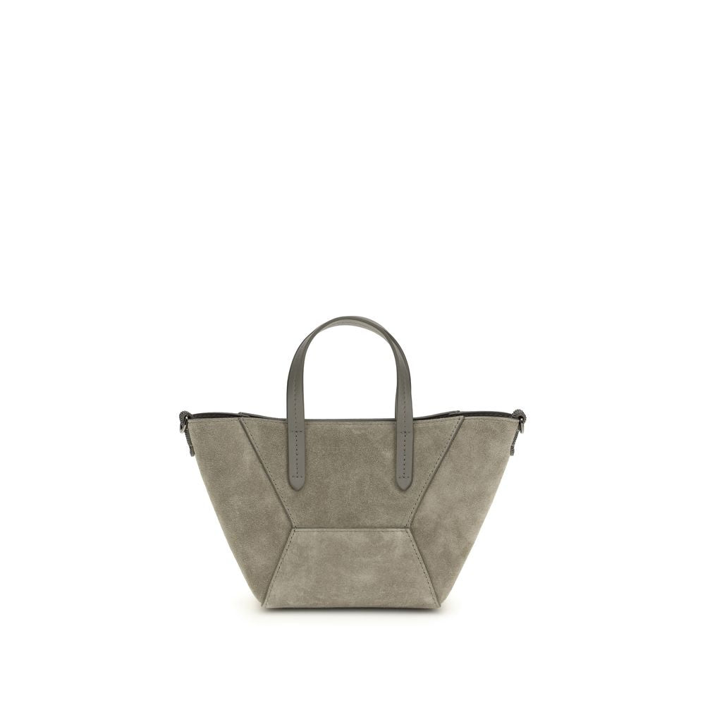 Braune Kalbsleder Bos Taurus Schultertasche