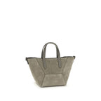 Braune Kalbsleder Bos Taurus Schultertasche