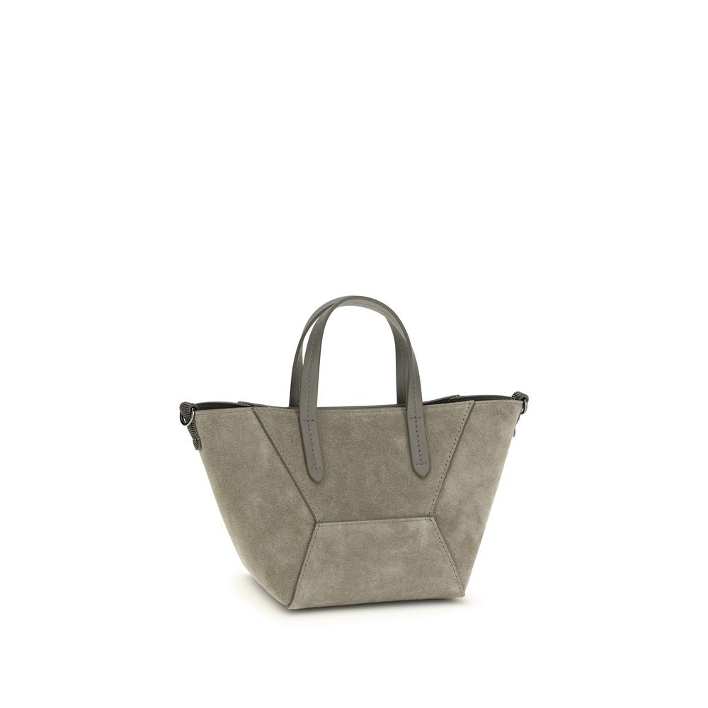 Braune Kalbsleder Bos Taurus Schultertasche