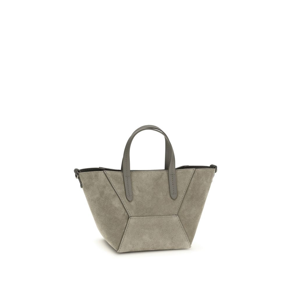 Braune Kalbsleder Bos Taurus Schultertasche