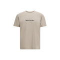 Beiges Baumwoll-T-Shirt