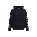 Schwarzer Baumwoll-Sweatshirt