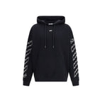 Schwarzer Baumwoll-Sweatshirt