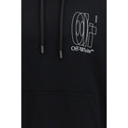 Schwarzer Baumwoll-Sweatshirt