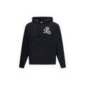 Schwarzer Baumwoll-Sweatshirt
