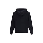 Schwarzer Baumwoll-Sweatshirt