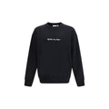 Schwarzer Baumwoll-Sweatshirt