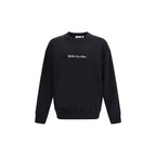 Schwarzer Baumwoll-Sweatshirt