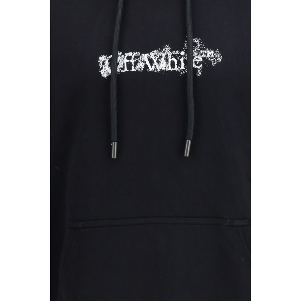 Schwarzer Baumwoll-Sweatshirt