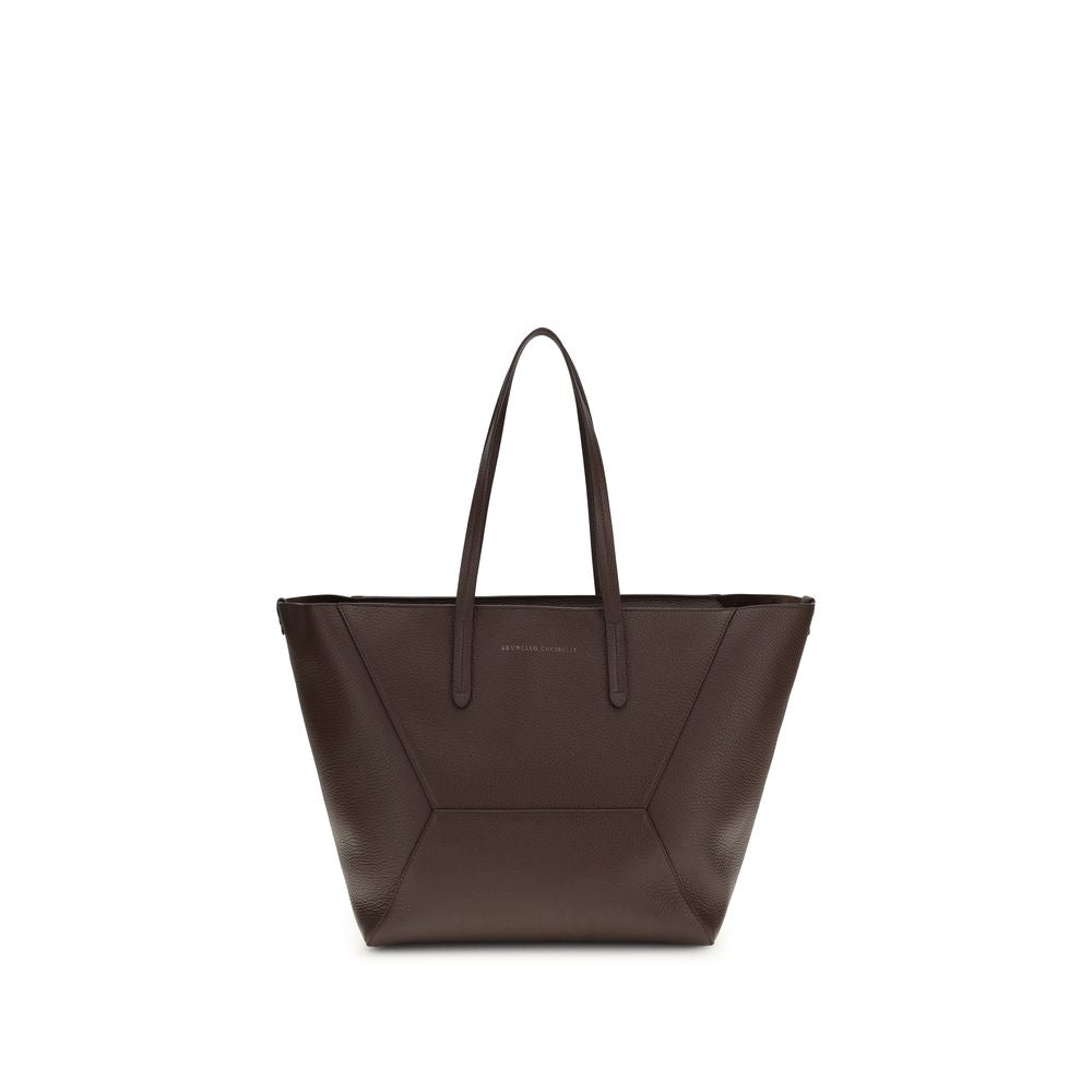 Braune Kalbsleder Bos Taurus Schultertasche