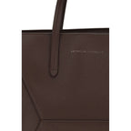Braune Kalbsleder Bos Taurus Schultertasche