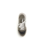 Zweifarbige Polyester-Sneaker im Athletic-Stil