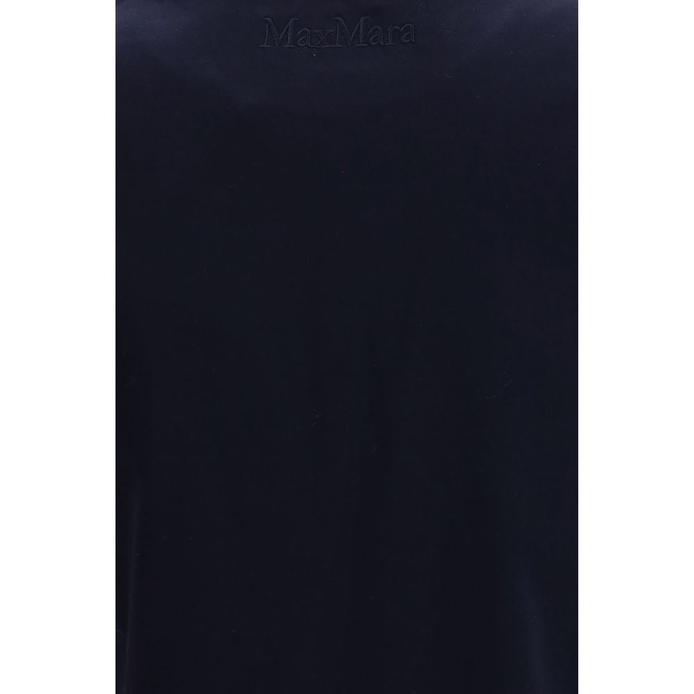 Blaues Baumwoll-T-Shirt