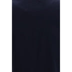 Blaues Baumwoll-T-Shirt