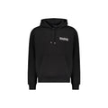 Schwarzer Baumwoll-Hoodie