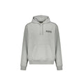 Grauer Baumwoll-Hoodie