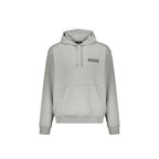 Grauer Baumwoll-Hoodie