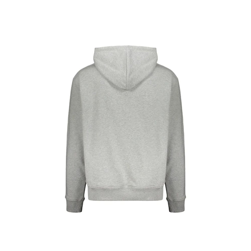 Grauer Baumwoll-Hoodie