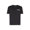 Schwarzes Baumwoll-T-Shirt