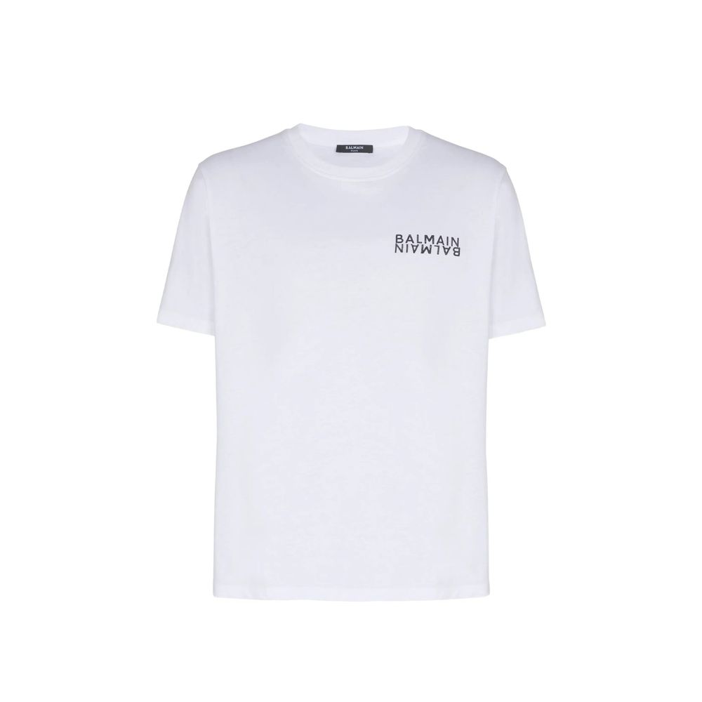Weißes Baumwoll-T-Shirt