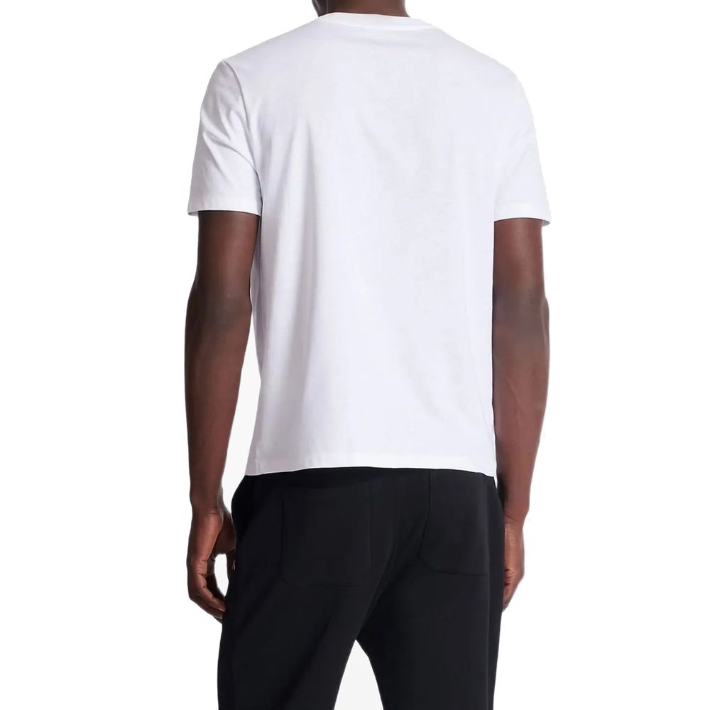 Weißes Baumwoll-T-Shirt