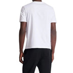 Weißes Baumwoll-T-Shirt