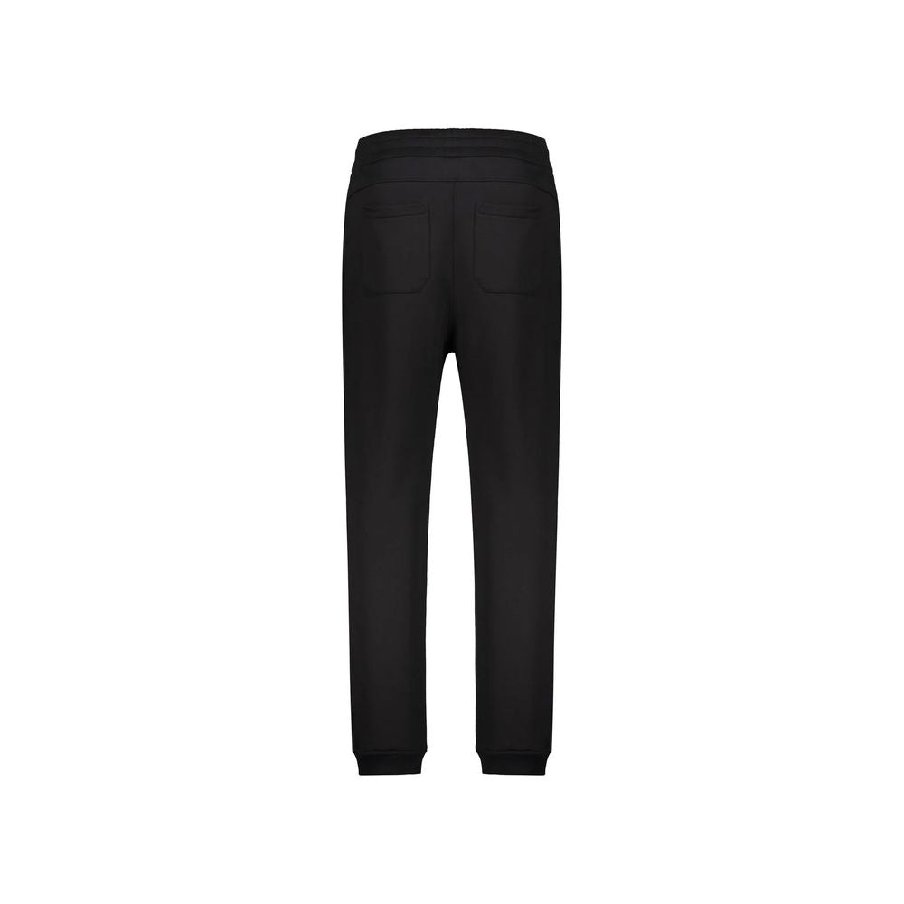 Schwarze Baumwoll-Jogginghose (Trainingshose)