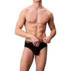 Schwarze Slips aus recyceltem Polyester